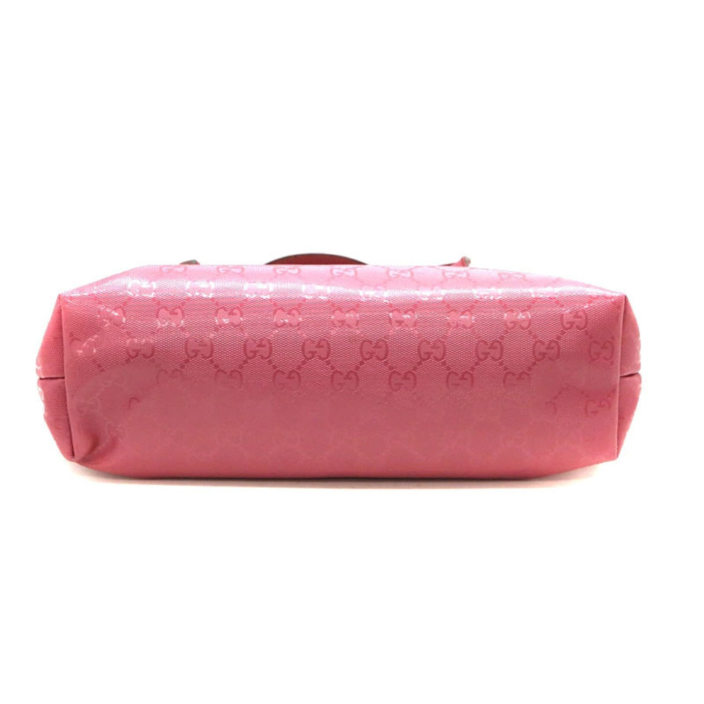 Gucci GG Imprime Joy Tote Bag pink canvas leather - Picture 5 of 8